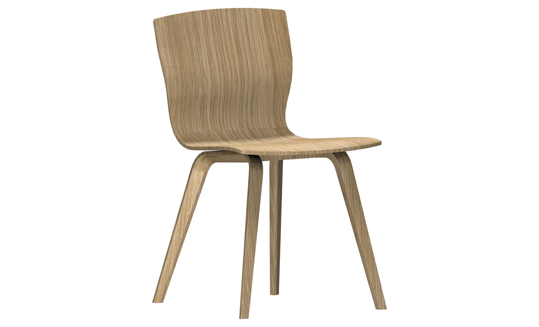 iets Duplicaat Darmen Butterfly MO5340 Wood - Magnus Olesen houten stoel, frame massief hout,  zitschaal hout fineer bij FP Collection