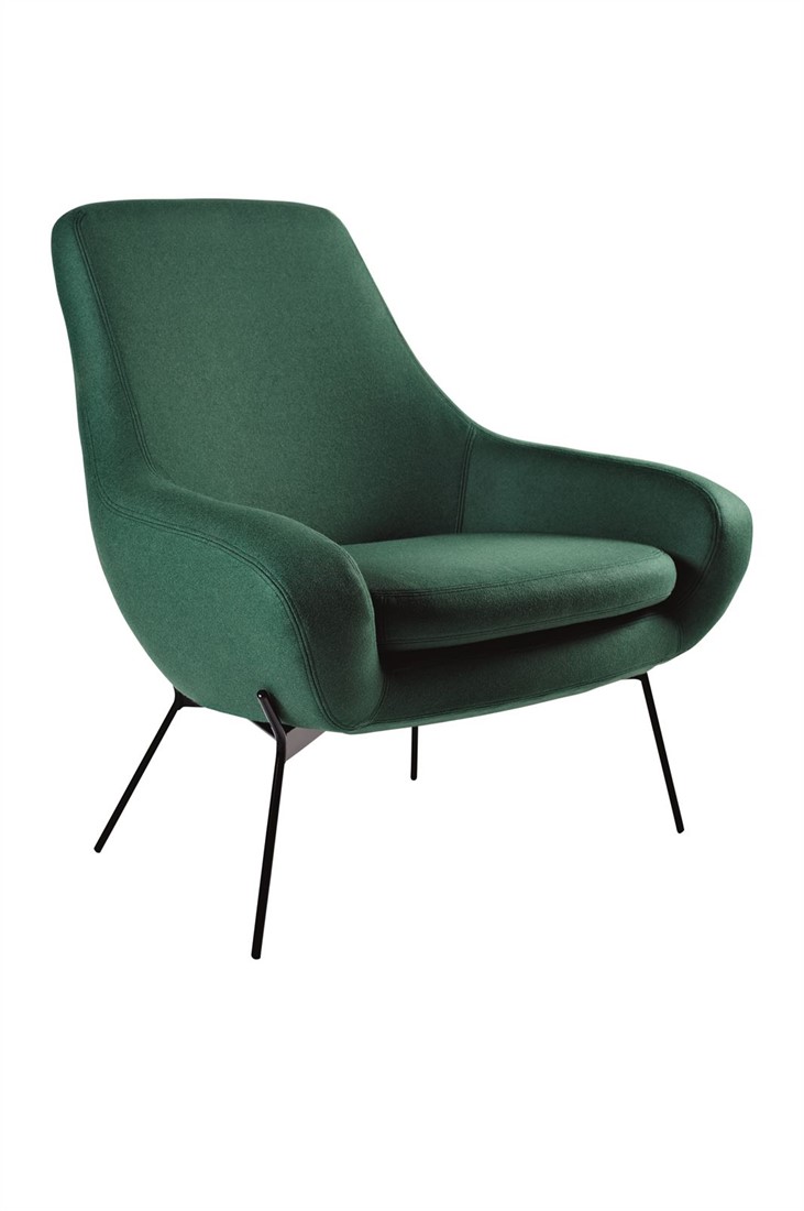 Noomi String gestoffeerde lounge stoel / fauteuil bij FP Collection