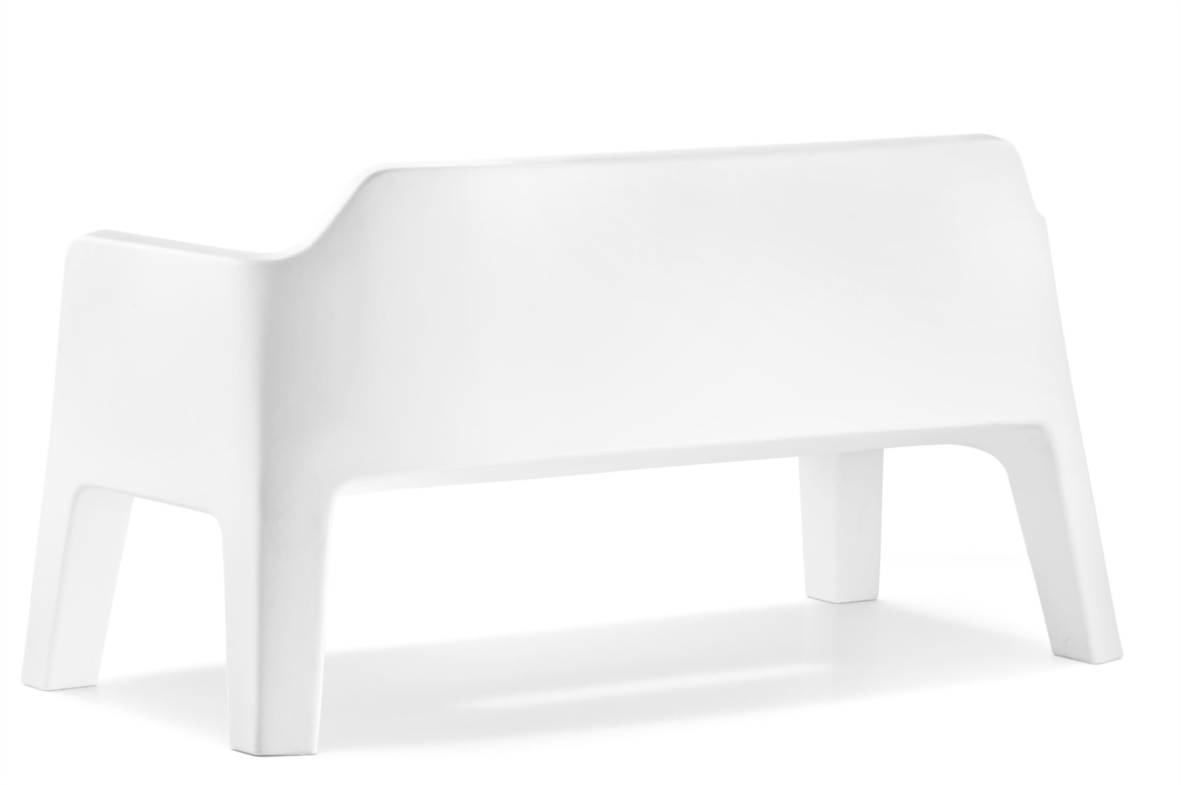 Scheiding Slager hoofdstuk Lounge bank Plus Air, geheel uit kunststof kleur wit bij FP Collection